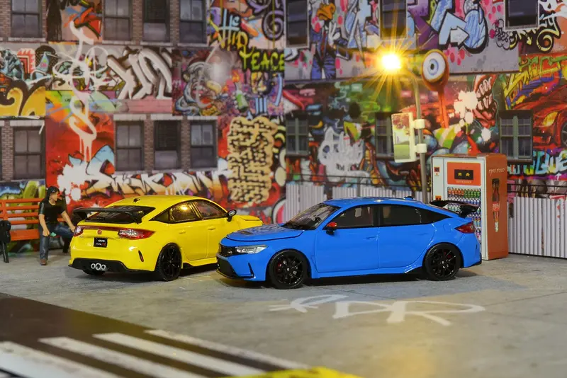 Motorhelix 1/64 Honda Civic Type-R (Fl5) In Blue 1