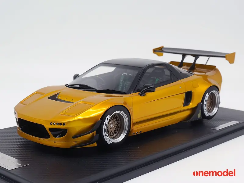One Model 1:18 Honda Nsx Na1 Gt Rocket Bunny Gold 1