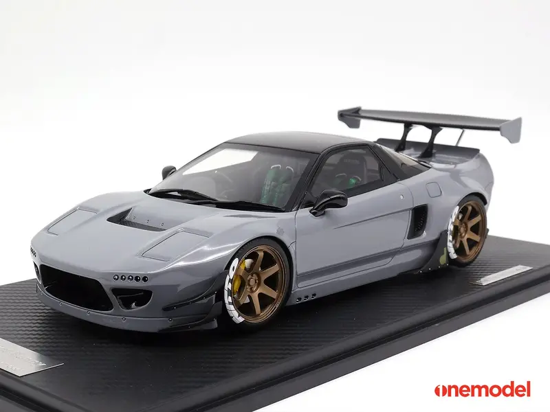 One Model 1:18 Honda Nsx Na1 Gt Rocket Bunny Gray 1