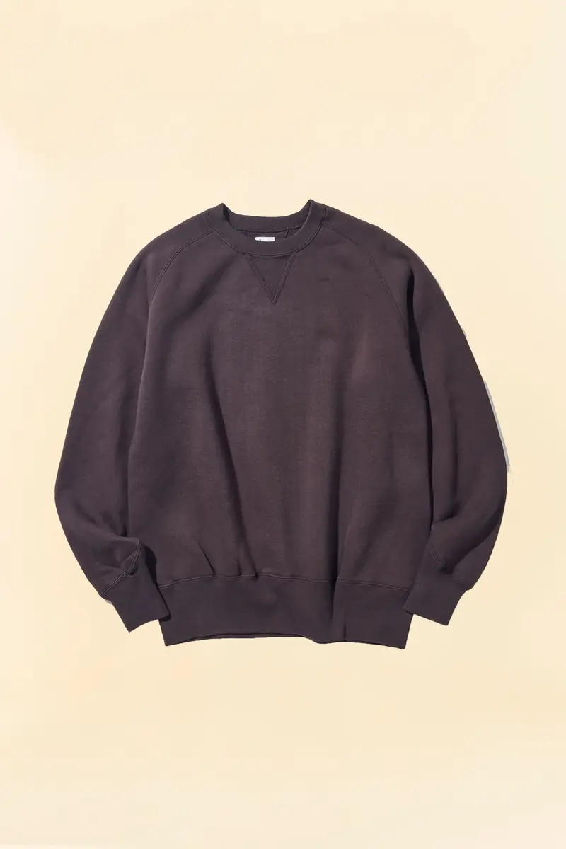 Pherrow’S Loopwheel Raglan Sweatshirt - Sulphar Black 1