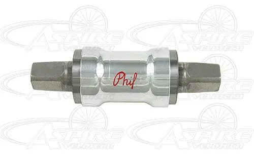 Phil Wood Stainless Steel Square Taper Bottom Bracket - Iso / Campagnolo 1