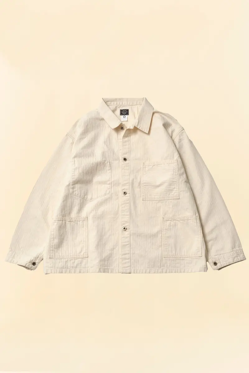 Post O'alls Usmc 1930S Utility Jacket - Natural 1