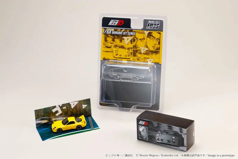 *Preorder* Hobbyjapan 1/64 Mazda Rx-7 (Fd3s) Project D/ Initial D Keisuke Takahashi  Vs Wataru Akiyama 1