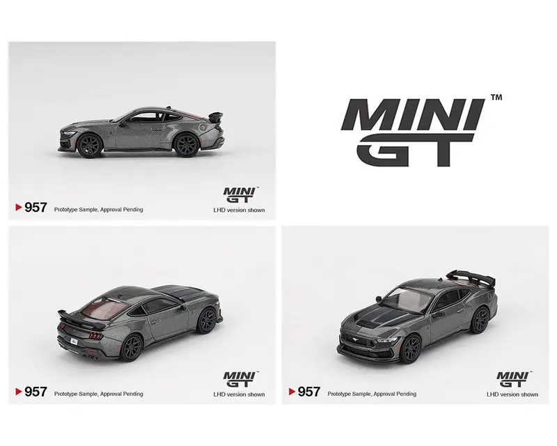 *Preorder* Mini Gt 1:64 Ford Mustang Dark Horse 2024 In Carbonized Gray 1