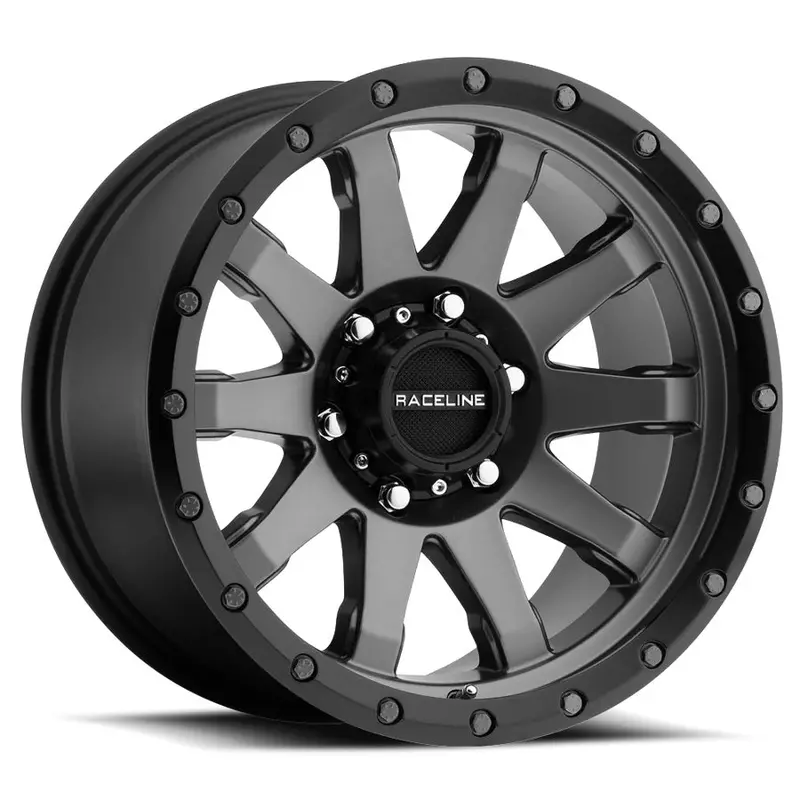 Raceline Wheels レースライン ホイール 934G Clutch | Gun Metal W/ Black Ring 1