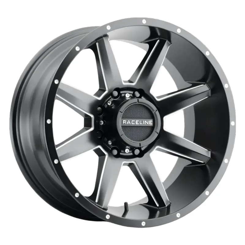 Raceline Wheels レースライン ホイール 954M Stryker | Satin Black Milled 1