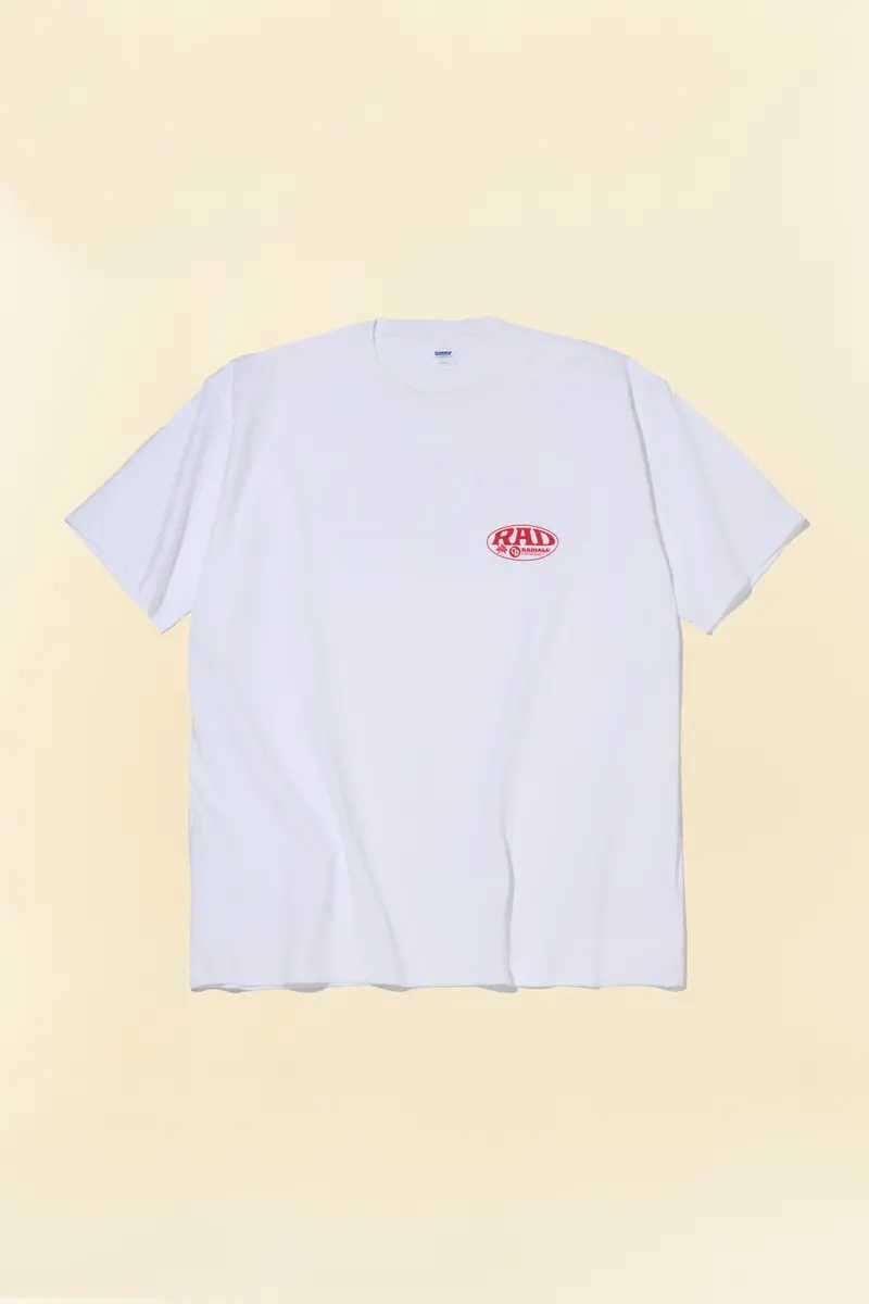 Radiall Label Crew Neck T-Shirt - White 1