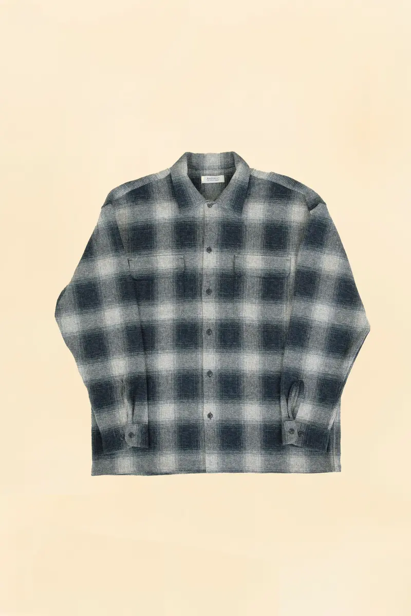Radiall Shore Open-Collared Shirt - Black 1