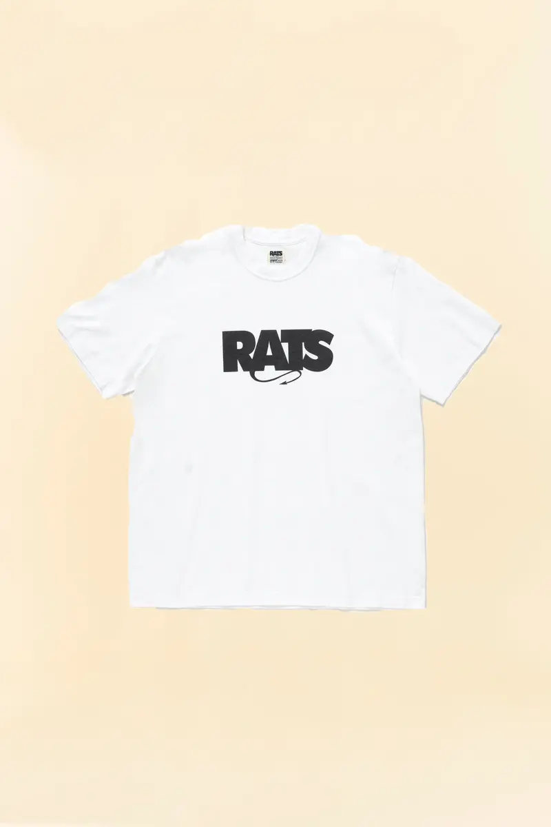 Rats Box Logo T-Shirt - White 1