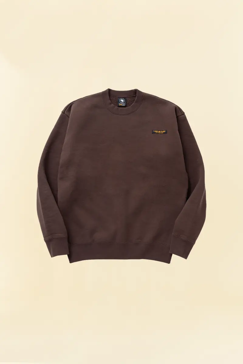 Rats Classic Crew Neck Sweatshirt - Brown 1