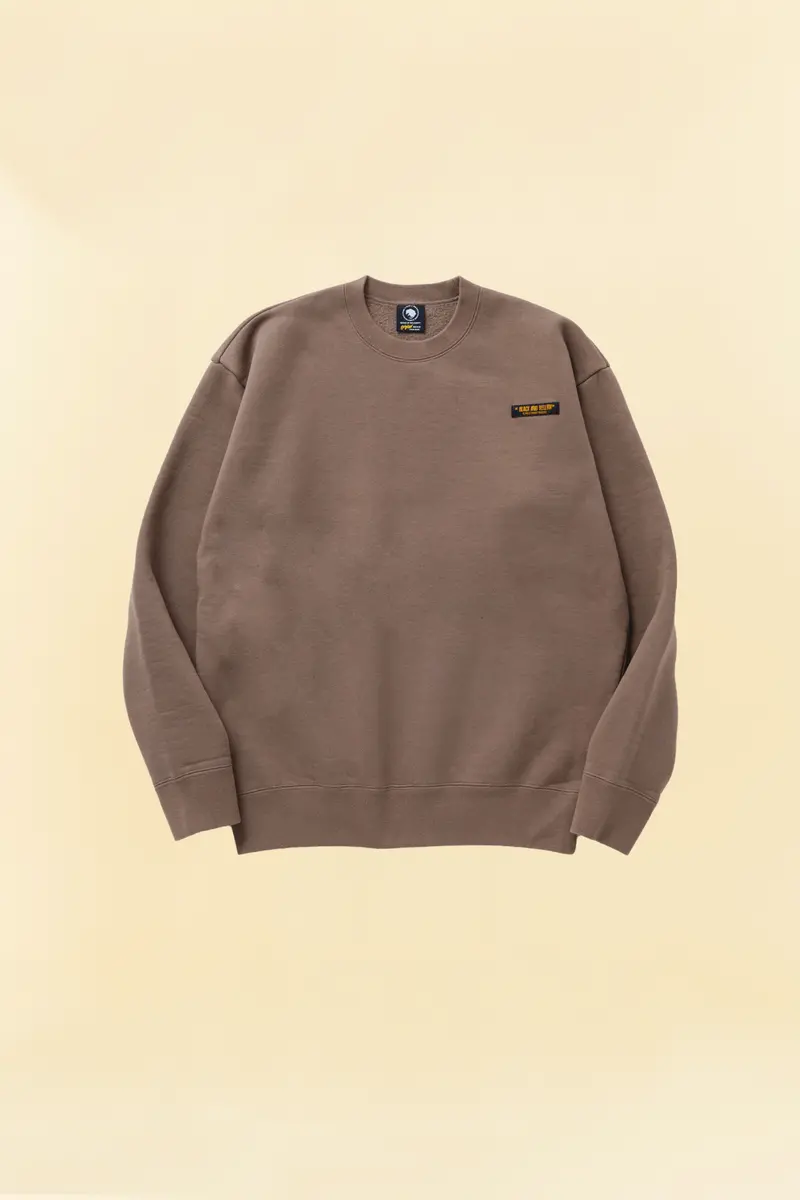 Rats Classic Crew Neck Sweatshirt - Khaki 1
