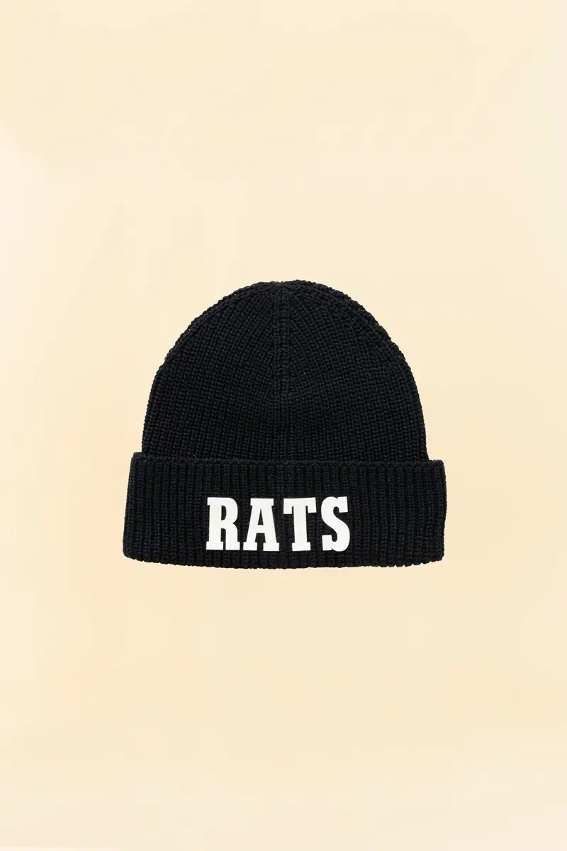 Rats Knit Cap - Black 1