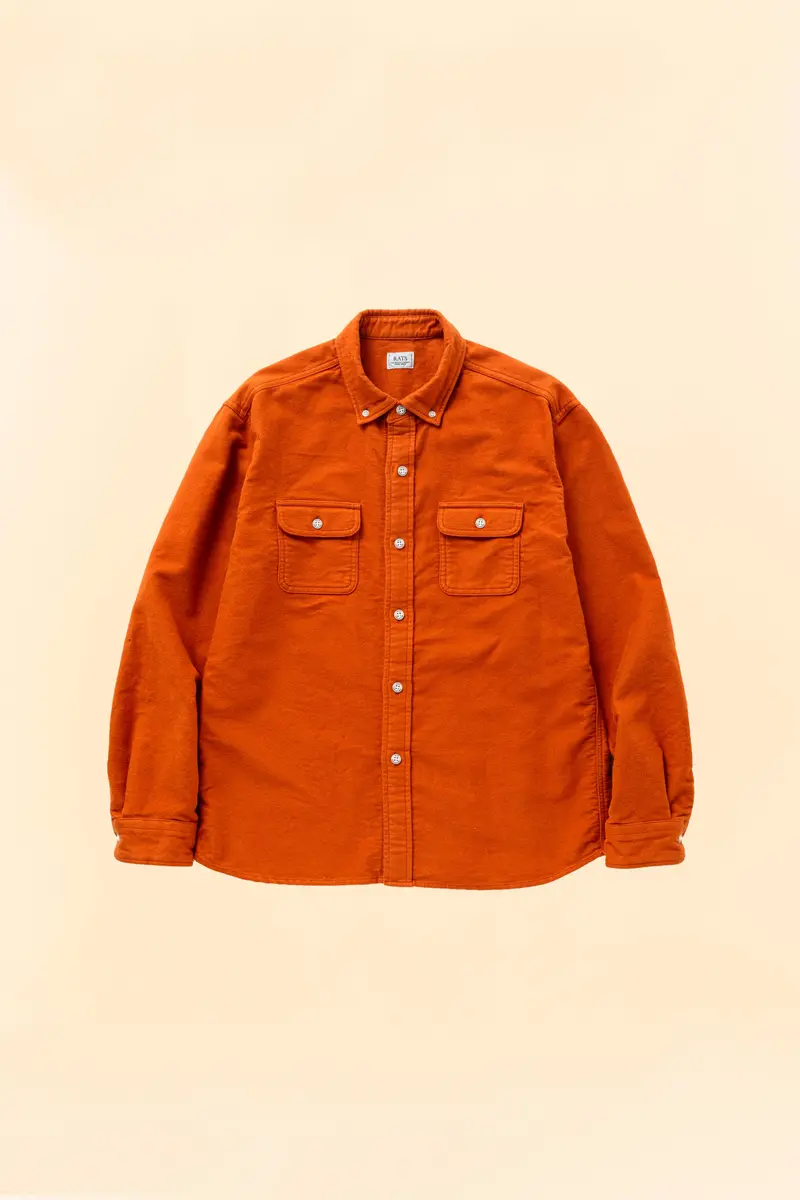 Rats Moleskin B.D Shirt - Orange 1