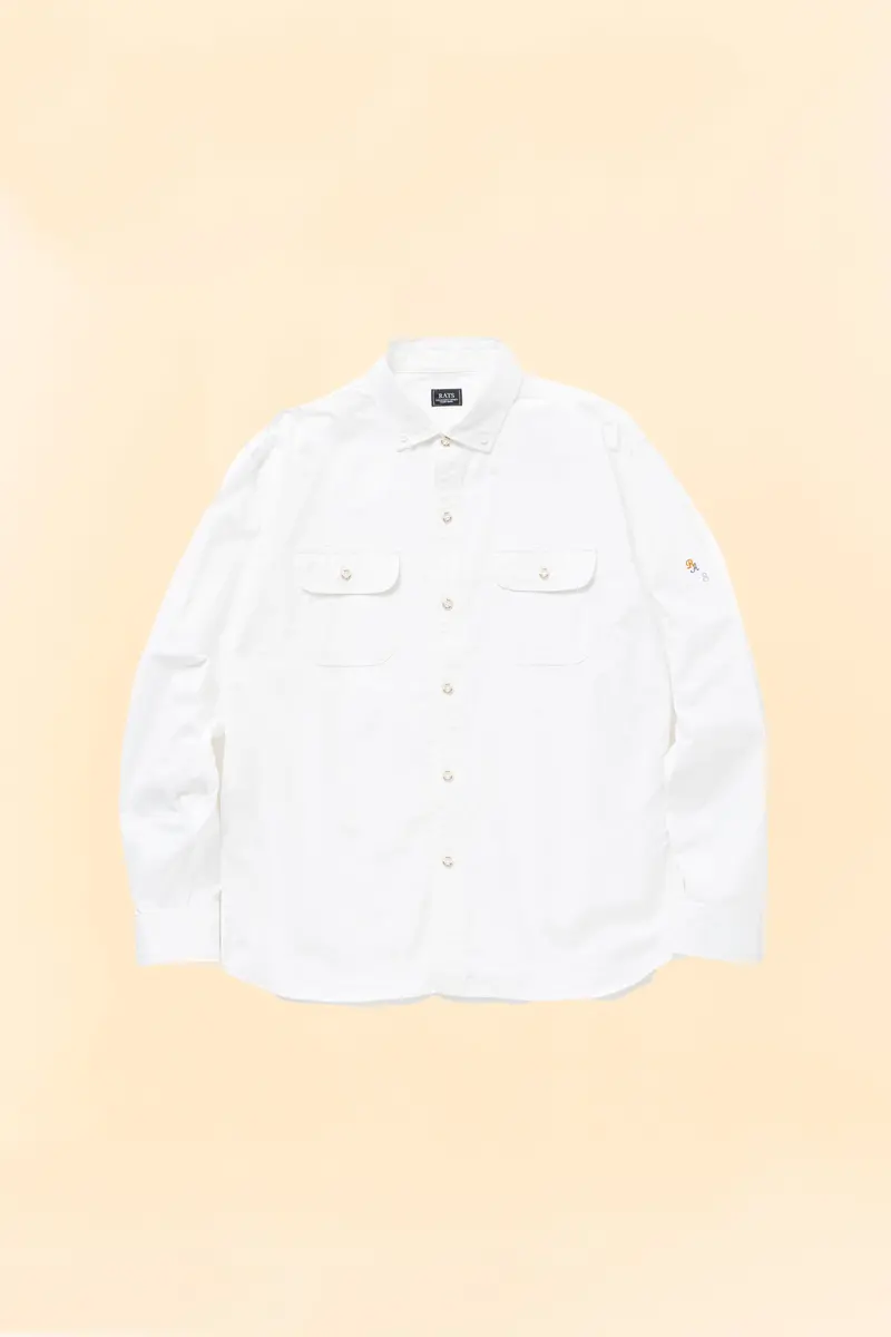 Rats Oxford B.D Shirt - White 1