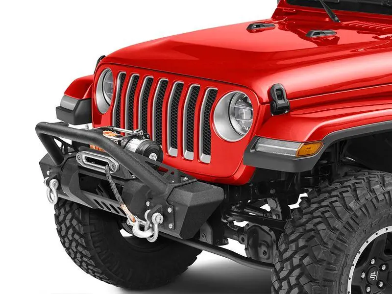 Redrock レッドロック 4X4 スタビーフロントバンパー Stubby Hd Pre-Runner Winch With Light Bar Tabs (Jl/Jt共通) 1