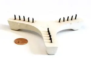 Roselli #10 - One Dozen 15 Pin Kiln Stilt (3.5") 1