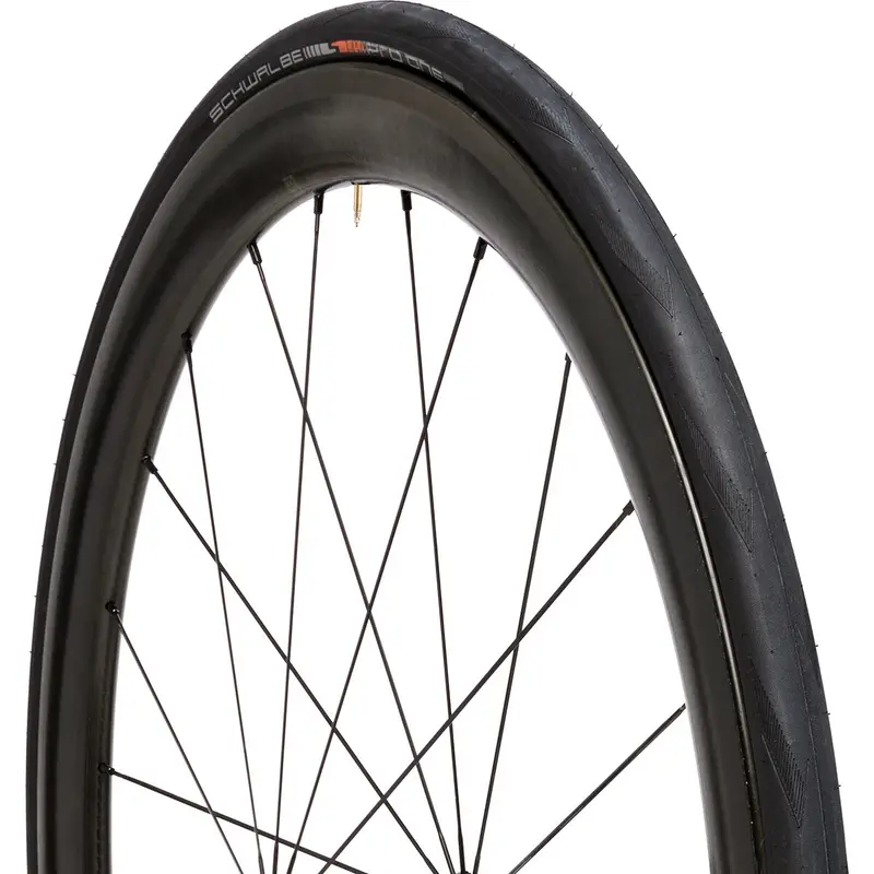 Schwalbe, Pro One, Tire, 700X25c, Folding, Tubeless Ready, Addix Race, V-Guard, 127Tpi, Black- New Old Stock 1