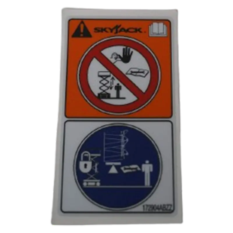 Skyjack Deploy Maintenance Bar Label 172904 1