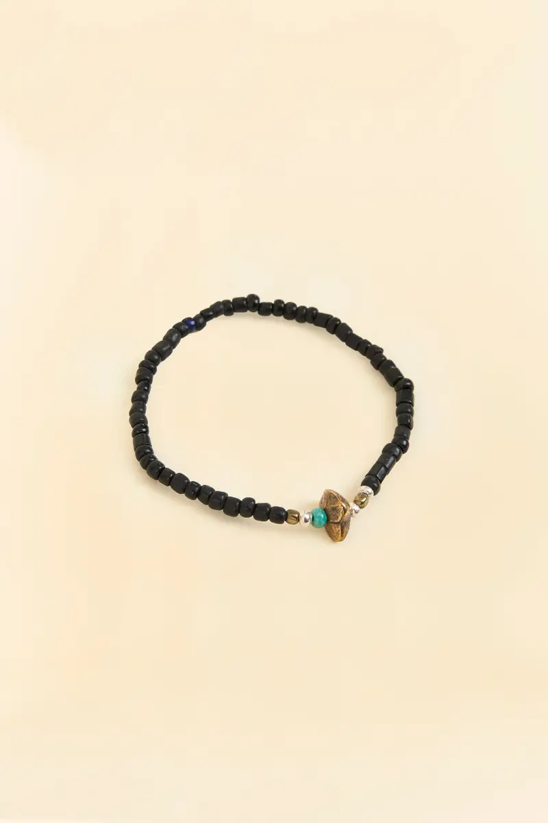 Sunku Antique Beads Bracelet - Black 1