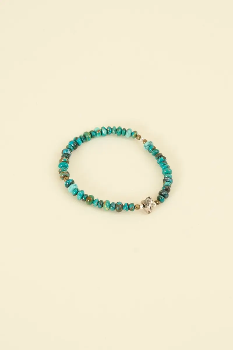 Sunku Turquoise Medium Beads Bracelet 1