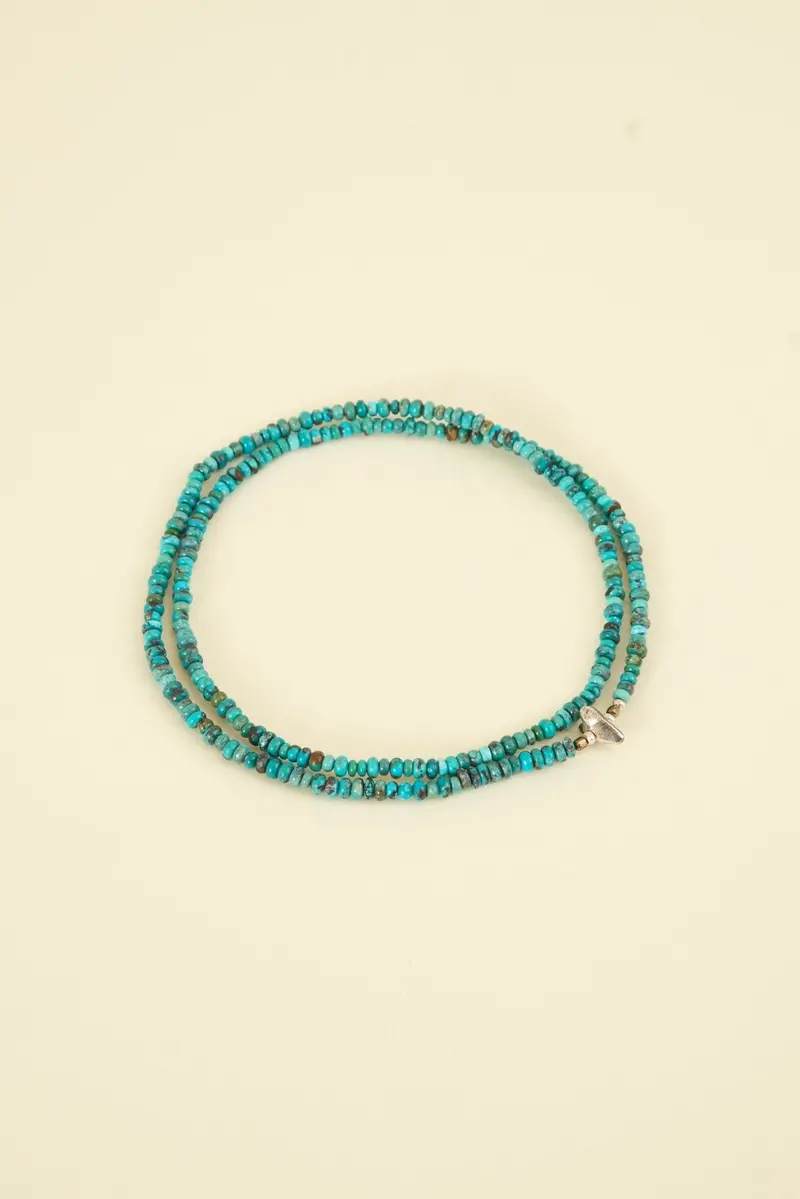 Sunku Turquoise/Silver Necklace & Bracelet 1