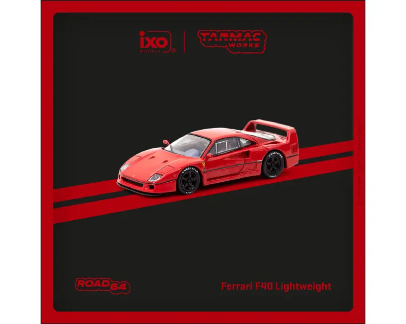 Tarmac Works 1:64 Ferrari F40 Lightweight In Red 1