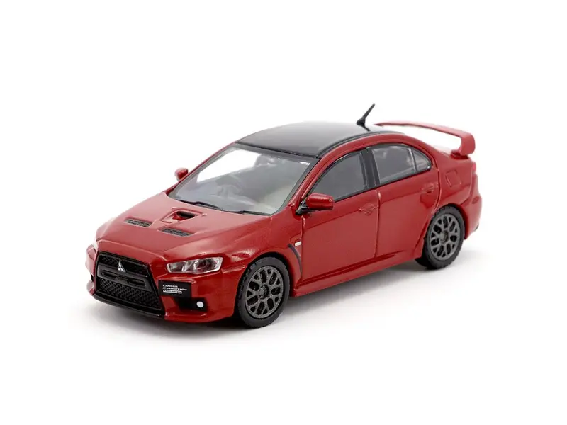Tarmac Works 1:64 Mitsubishi Lancer Evo X Final Edition Rally Red 1