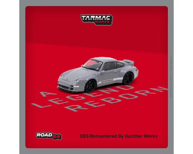 Tarmac Works 1:64 Porsche 993 Remastered By Gunther Werks In Grey 1