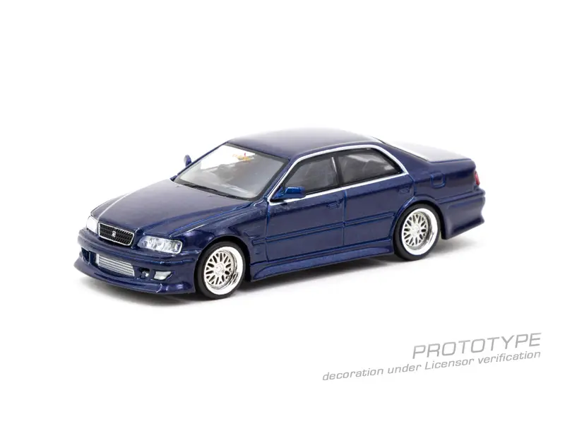 Tarmac Works 1:64 Toyota Jzx100 Vertex In Blue Metallic 1