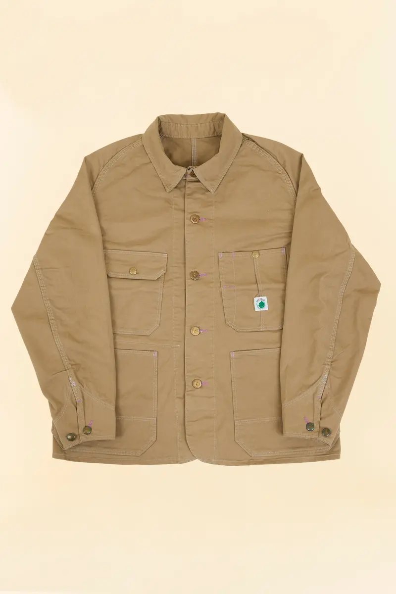Tcb Jeans Cat Head Jacket - Khaki Drill 1