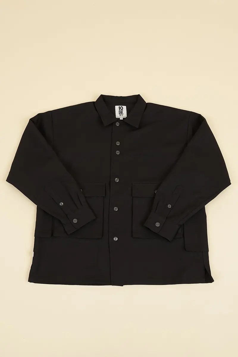 Tenbox D.D. Overshirt - Black 1