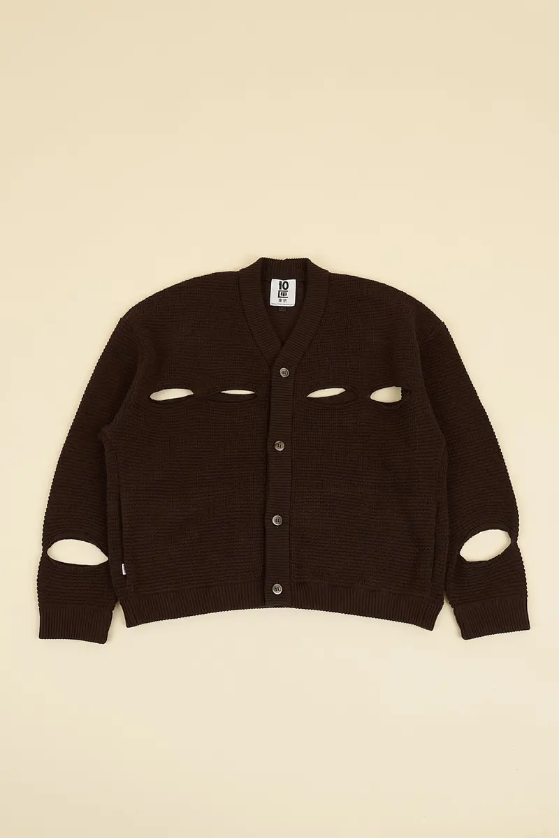 Tenbox El Prado Cardigan - Brown 1