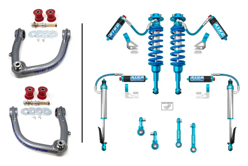 Total Chaos トータルカオス ランクル250専用 リフトキット フロント&リア 2.5インチ径アジャスタブルkingショック付 1