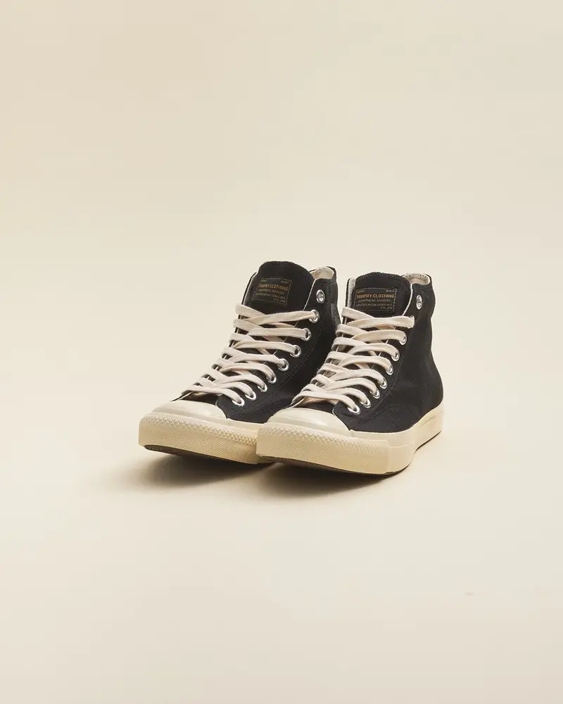 Trophy Clothing Hi-Top Mil Sneaker - Black 1