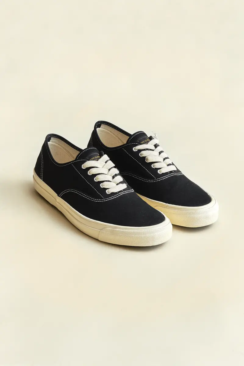 Trophy Mil Boat Shoes - Black×Cream 1