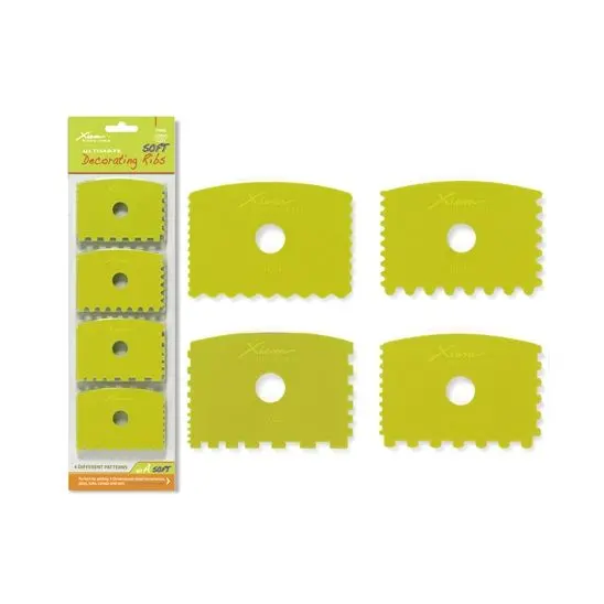 Udras Xiem Tools Soft Ultimate Decorating Rib Set A 1