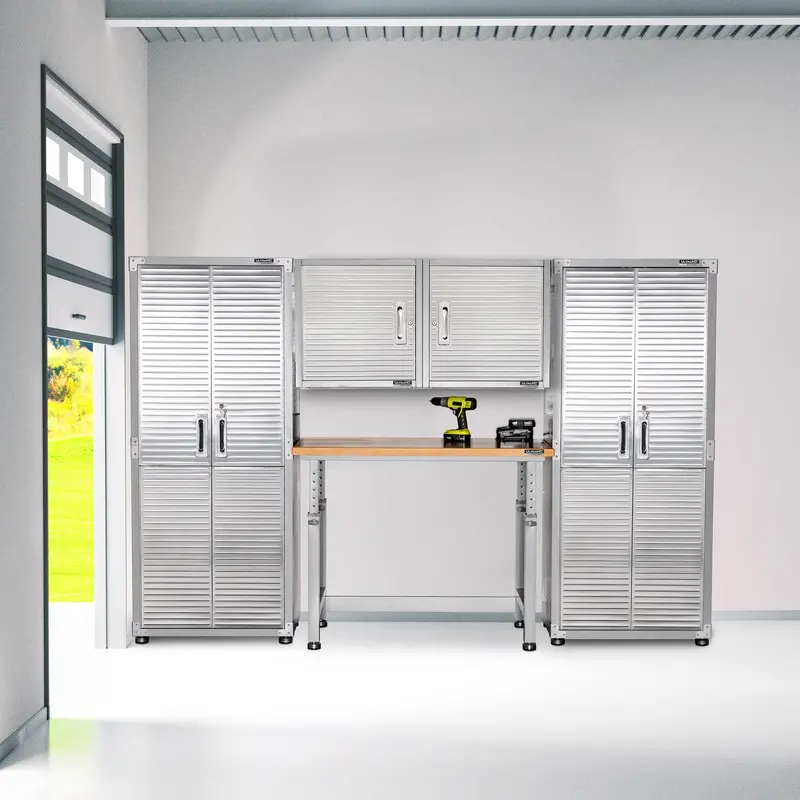 Ultrahd® 5-Piece Storage Cabinet System With Workbench 1