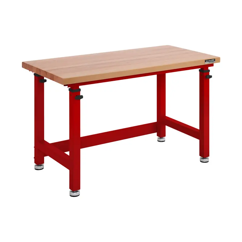 Ultrahd® Height Adjustable Workbench, Red 1