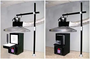 Vent-A-Fume 37" 265 Cfm Bench Mounted Vent System 1