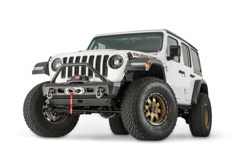 Warn Elite Stubby エリート スタビー ショート バンパー フロント グリルガードあり (Jl/Jt共通) 1