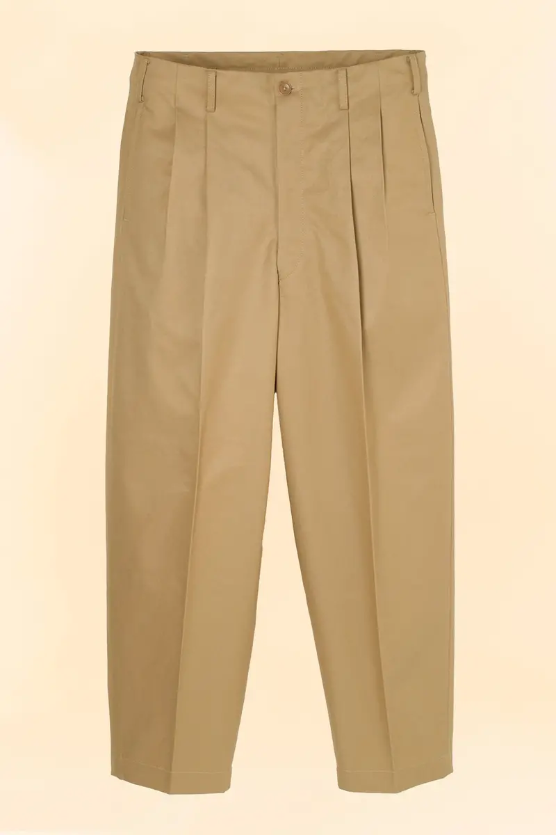 Wearmasters Double Tuck Pants - Beige 1