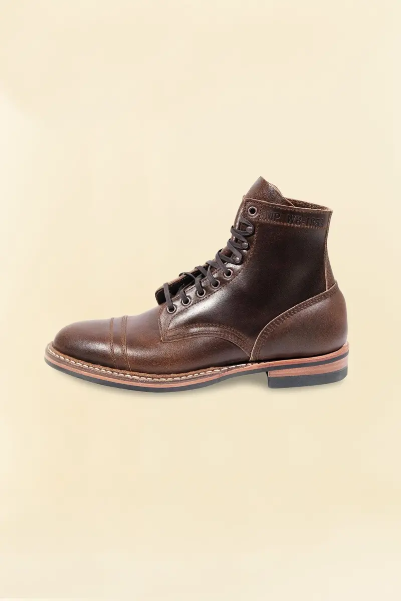 White's Boots Mp-Sherman Toe Cap (Dainite Sole) - Cinnamon Wax Flesh 1