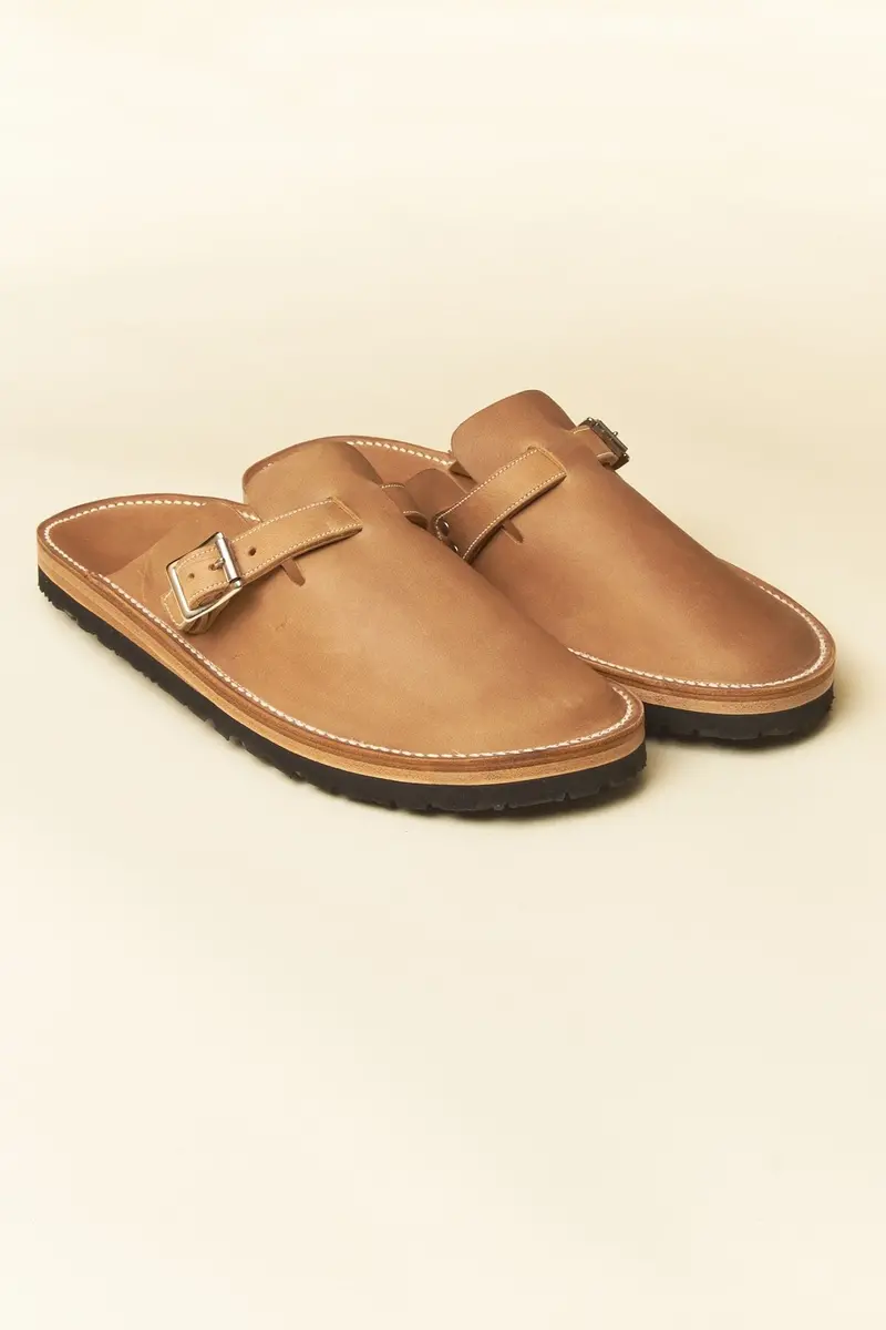 Zerrows Slit Sandal - Natural 1