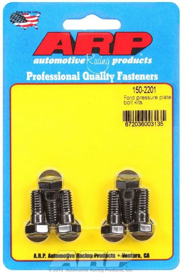 Arp 150-2201 Ford Clutch Pressure Plate Bolt Set – High-Strength Steel Kit 1