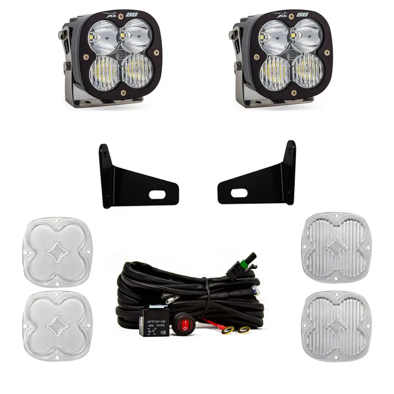 Baja Designs Xl80 A-Pillar Mounting Kit – Clear Lens Driving/Combo Lights For 2017–2022 Maverick X3 1