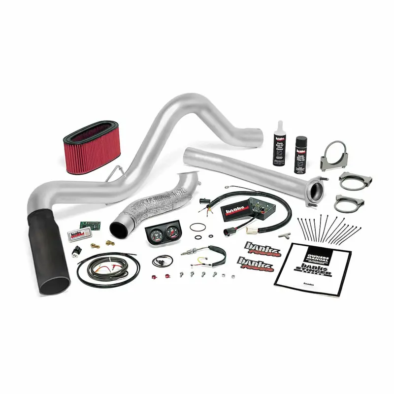 Banks Stinger 48558-B Exhaust System – Stainless Steel, Black Tip For 1995.5–1997 Ford 7.3L Diesel 1