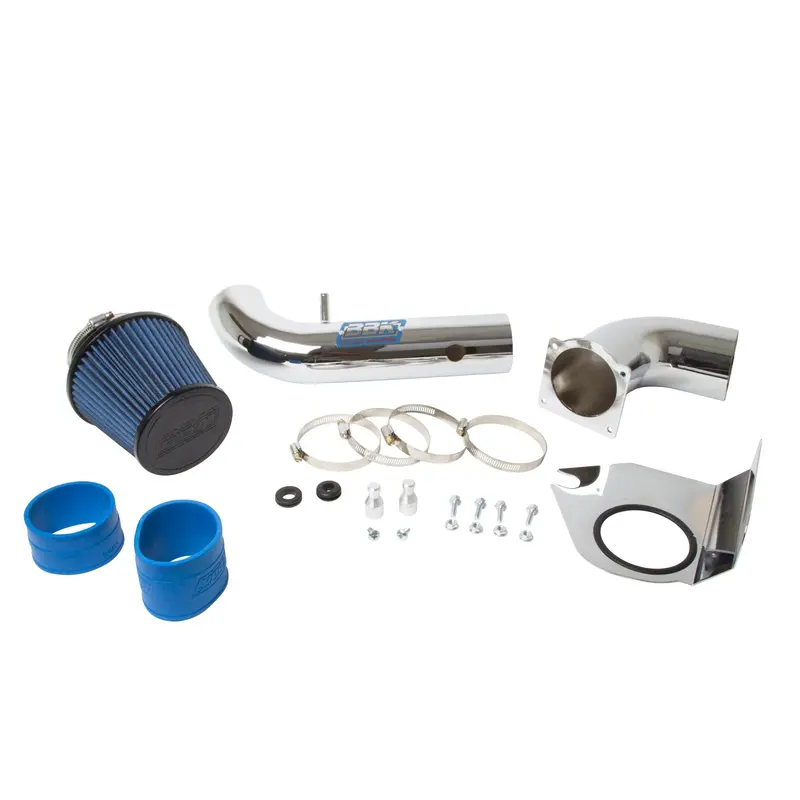 Bbk Performance 1717 Cold Air Intake – Powder-Coated Chrome, Engineered For 1994–1998 Ford Mustang 3.8L V6 1