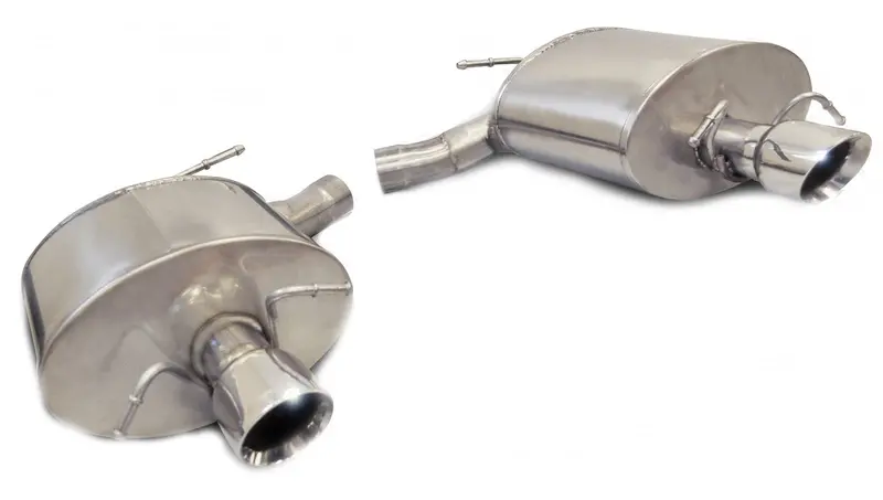 Corsa Performance 14948 2.5 Inch Axle-Back Sport Dual Exhaust 3.5 Inch Polished Tips 11-14 Cadillac Cts-V Wagon 6.2L V8 Stainless Steel Corsa Performance 1