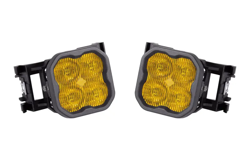 Diode Dynamics Dd7136 Ss3 Max Type X Abl Yellow Sae-Compliant Fog Light Kit 1