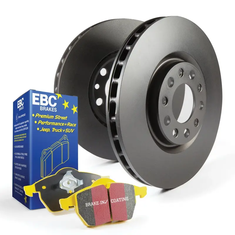 Ebc Brakes S13Kr1078 Yellowstuff Performance Brake Pad & Rk Slotted Rotor Kit 1